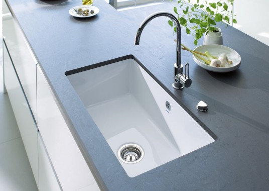 White Acrylic Deep Kitchen Sink White Acrylic Deep Kitchen Sink