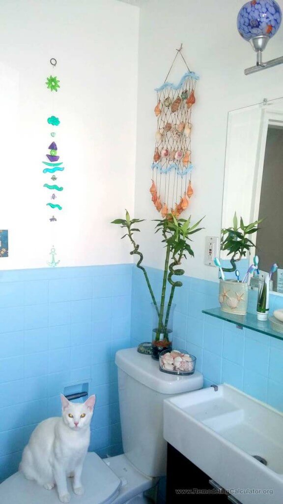 small bathroom remodel for 750 or less