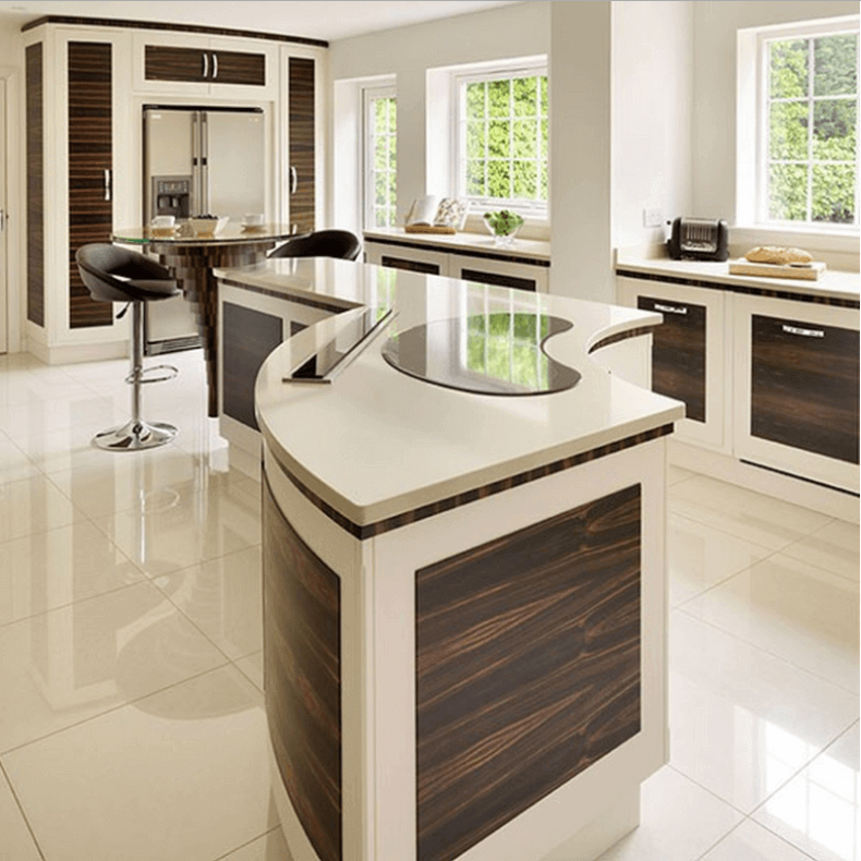 35 Curved Kitchen Island Ideas Photos