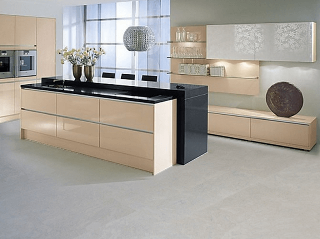 Grey Cork Flooring in a modern kitchen Remodeling Cost Calculator