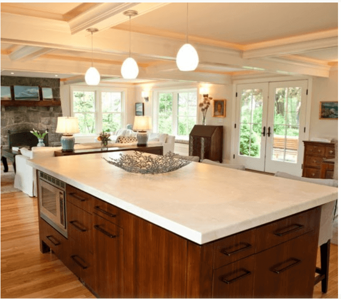 Cost of crema marfil marble countertops for the kitchen