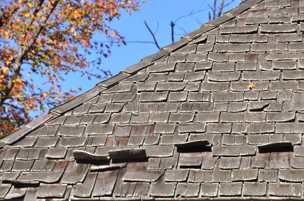 Damaged Cedar Shingles Roof