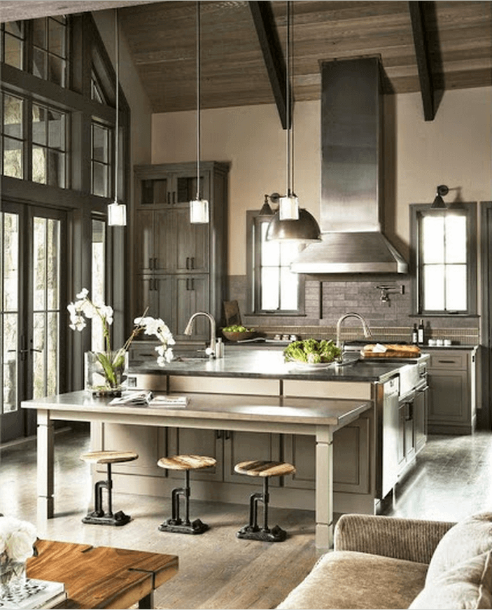 Industrial Chic Kitchen Decor, Stainless Steel – Remodeling Cost Calculator