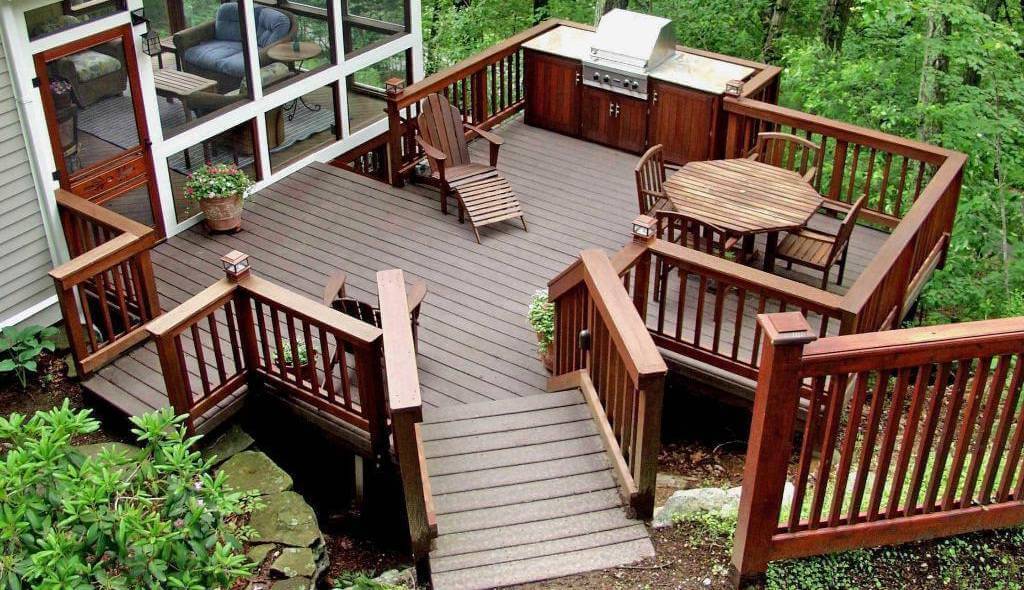 Large wood deck design Remodeling Cost Calculator