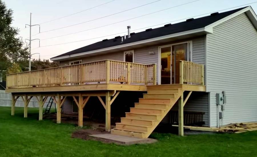New Pressure Treated Wood Deck Remodeling Cost Calculator