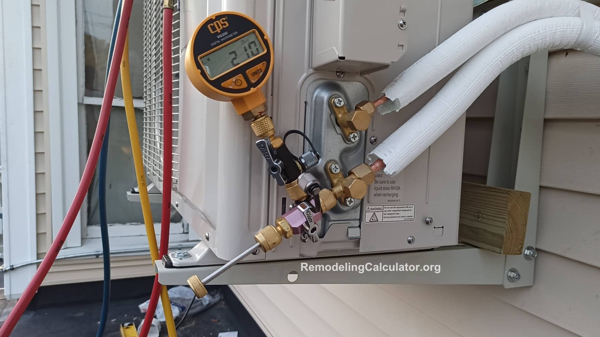 Pulling Vacuum on 33 SEER Fujitsu Mini Split