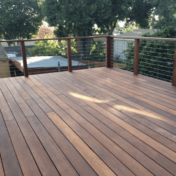Redwood deck